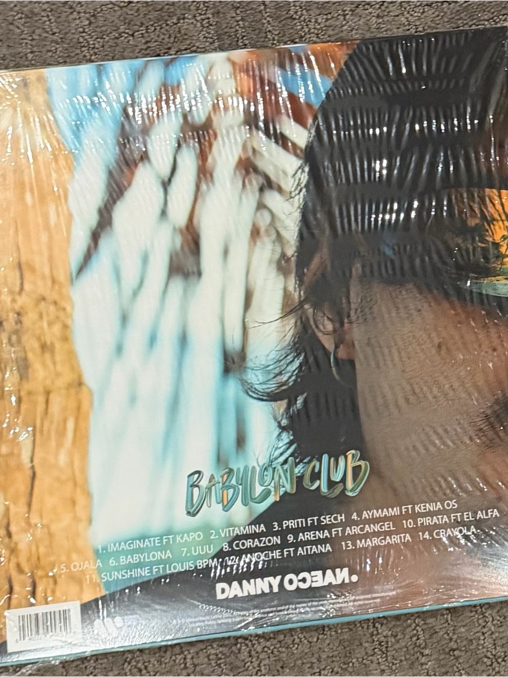 Danny Ocean BABYLON CLUB LP Colored Splatter Vinyl - Picture 2 of 3